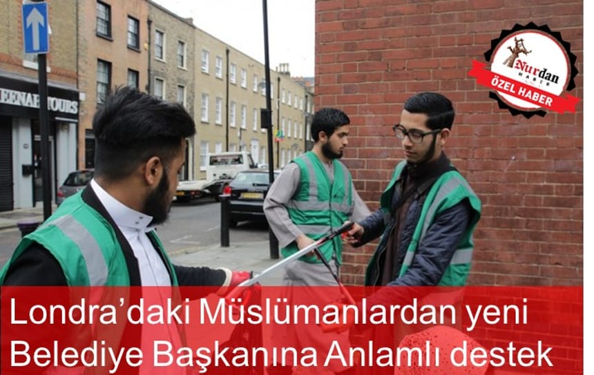 Londrada Müslümanlardan Yeni Belediye Başkanına Anlamlı destek