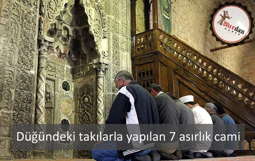 Düğündeki takılarla yapılan 7 asırlık cami