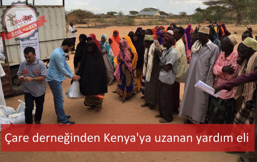 Çare derneğinden Kenya’ya uzanan yardım eli