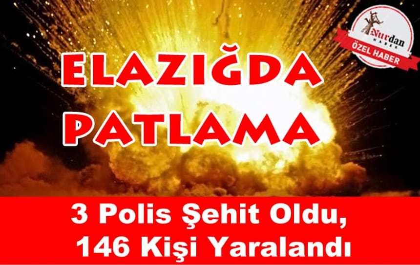 Elazığda Polis Merkezi Önünde Bomba Patlatıldı. Vakit Dua Vaktidir.
