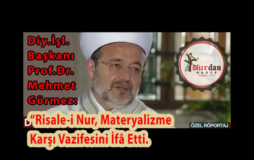 Prof Mehmet Görmez’in Röportajı