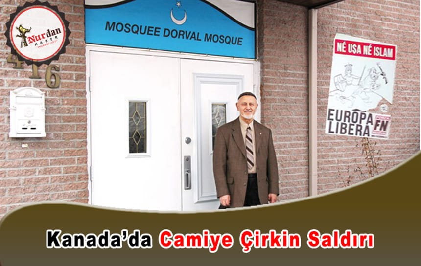 Kanada’da camiye çirkin saldırı
