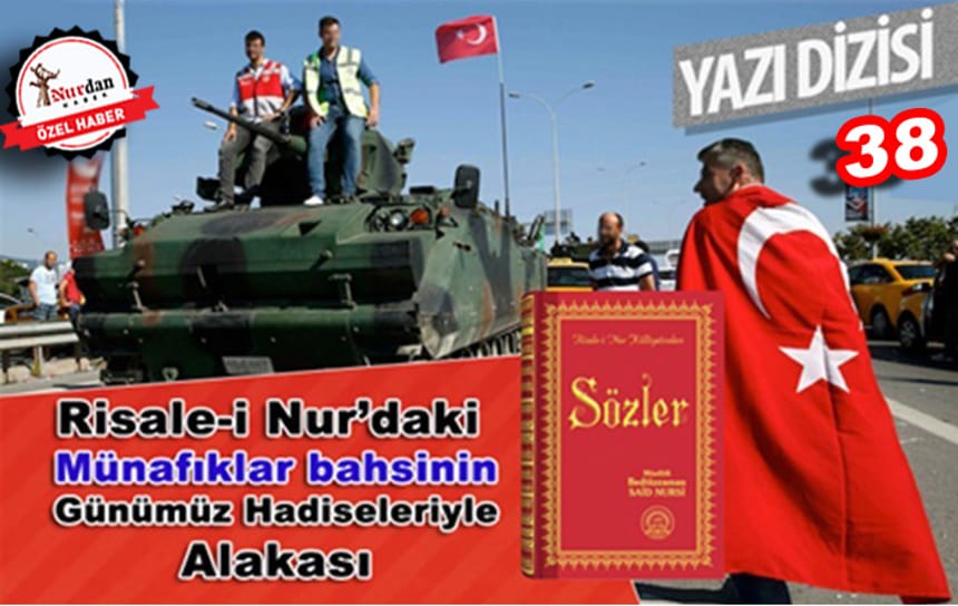 Münafık yalnız kendini düşünür, hemcinsi için endişesi yoktur.