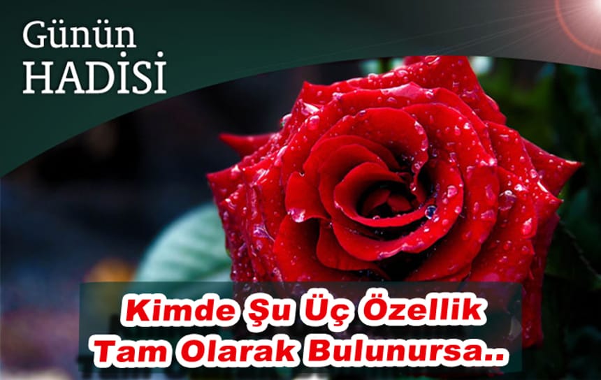 Kimde Şu Üç Özellik Tam Olarak Bulunursa..