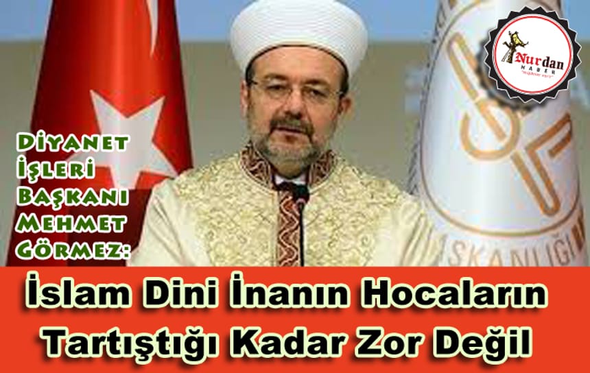 İslam dini açık ve bu kadar sadedir. İnanın hocaların her gün tartıştığı kadar zor değil