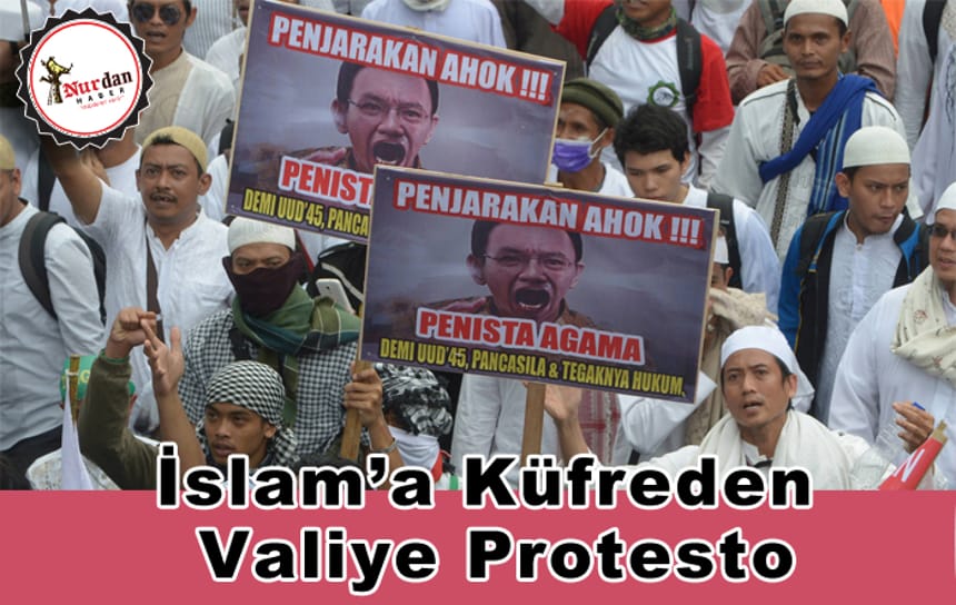İslam’a küfür eden valiye protesto