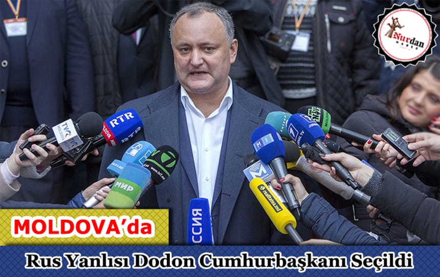 Moldova’da yeni cumhurbaşkanı Rus yanlısı Dodon oldu