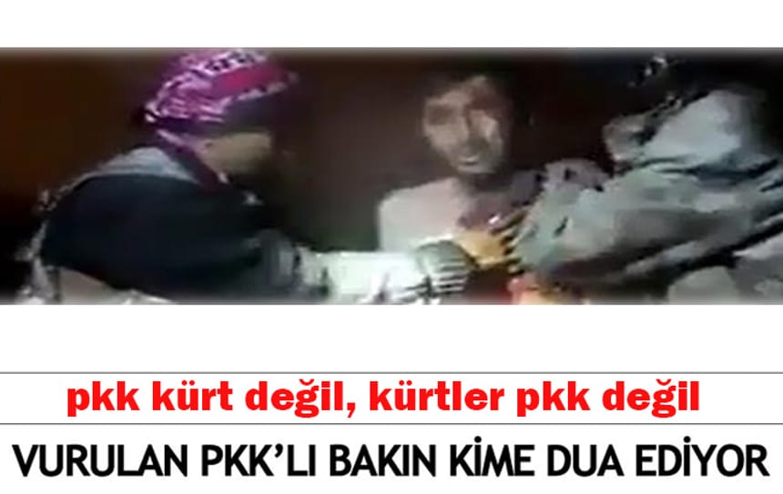 Vurulan PKK’lı bakın kime dua ediyor…