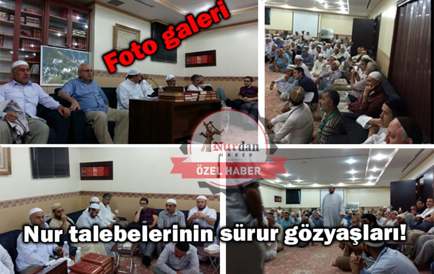 Nur talebelerinin sürur gözyaşları!