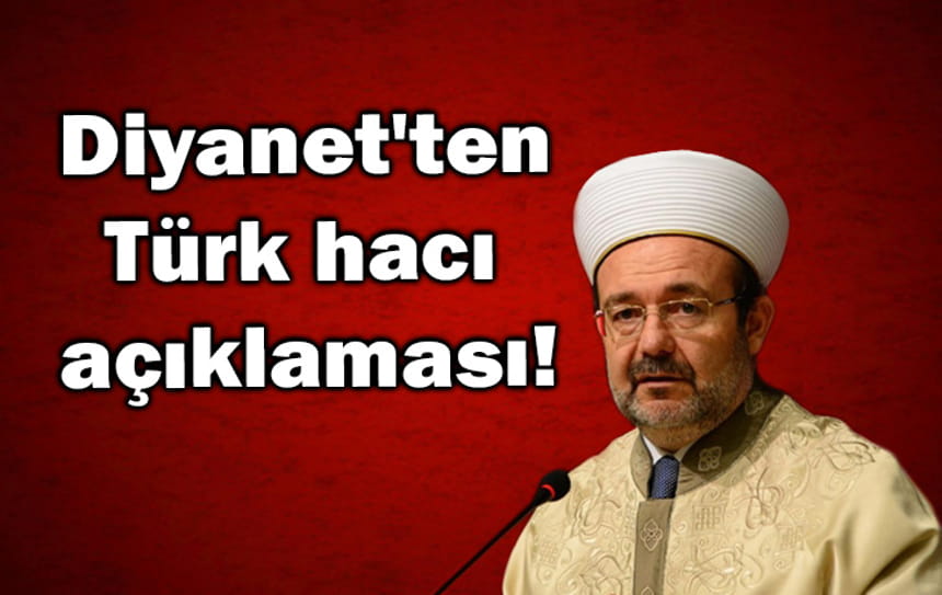 Diyanet’ten Türk hacı açıklaması!