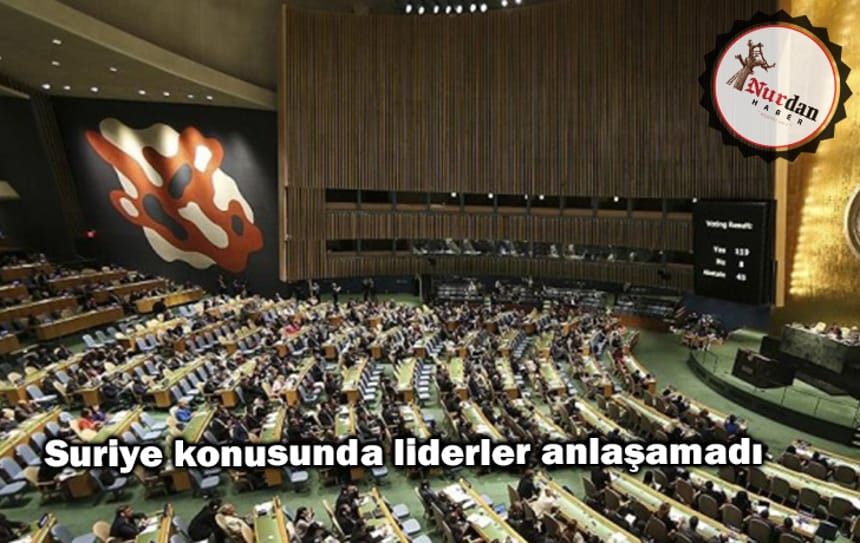 Suriye konusunda liderler anlaşamadı