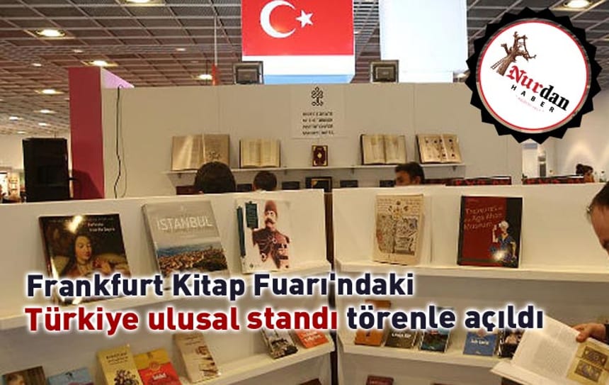 Frankfurt Kitap Fuarı’ndaki Türkiye ulusal standı törenle açıldı