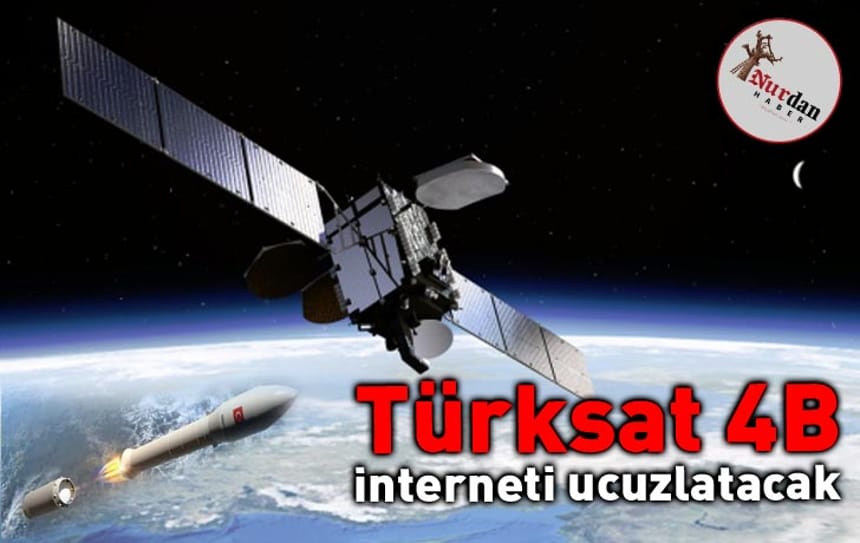 Türksat 4B interneti ucuzlatacak