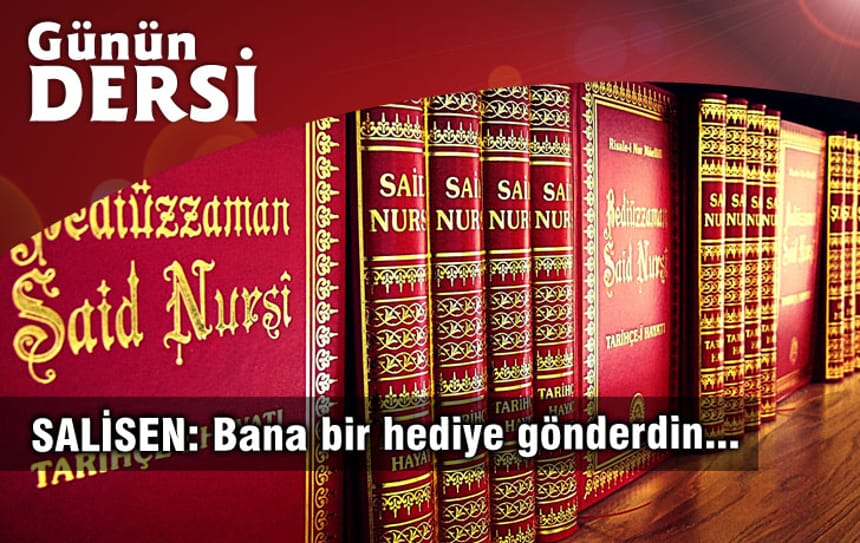 Salisen: Bana bir hediye gönderdin…