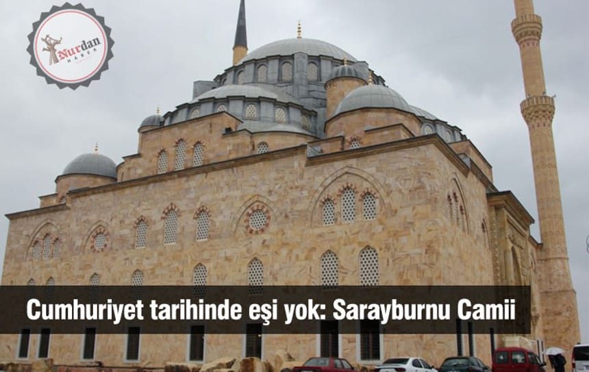 Cumhuriyet tarihinde eşi yok: Sarayburnu Camii