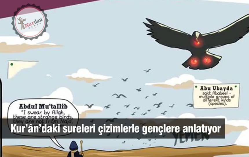 Kur’ân’daki sureleri çizimlerle gençlere anlatıyor