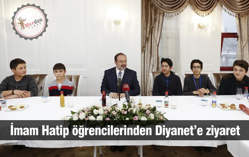 İmam Hatip öğrencilerinden Diyanet’e ziyaret