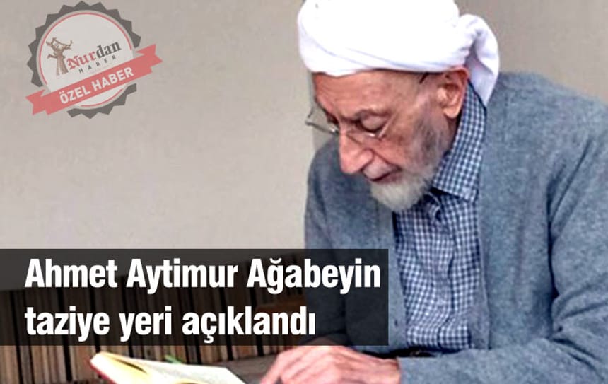 Ahmet Aytimur ağabeyin taziye yeri açıklandı
