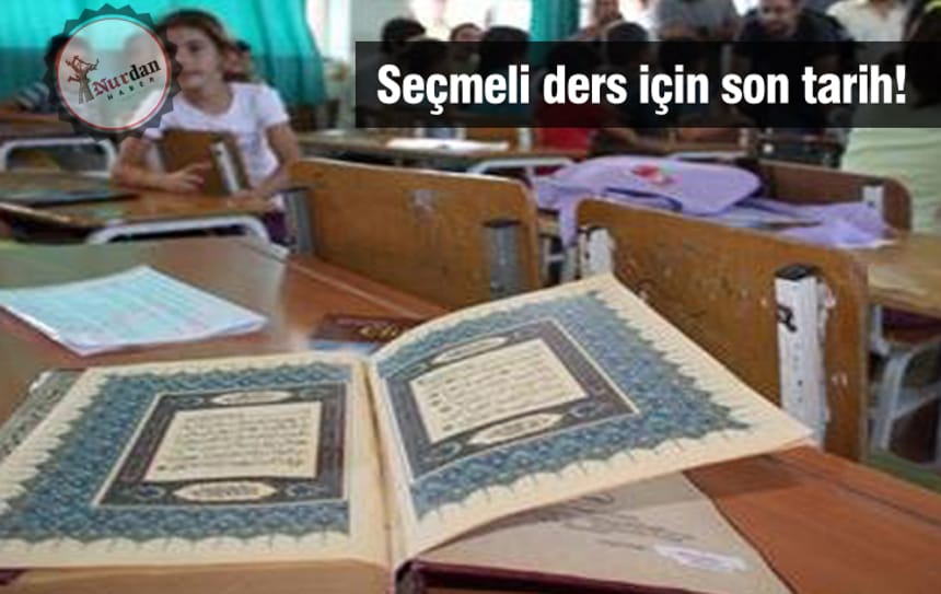 Seçmeli ders için son tarih!