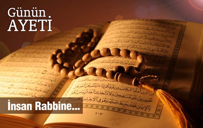 İnsan Rabbine…