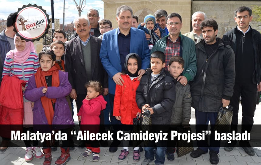 Malatya’da “Ailecek Camideyiz Projesi” başladı