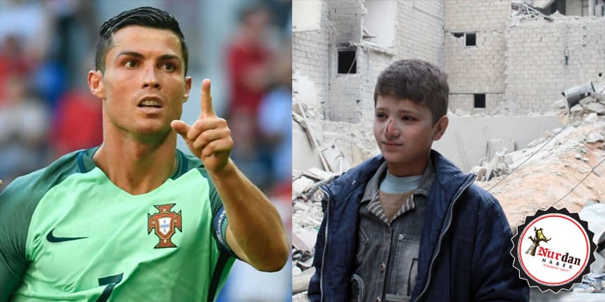 Ronaldo’dan Suriyeli çocuklara destek
