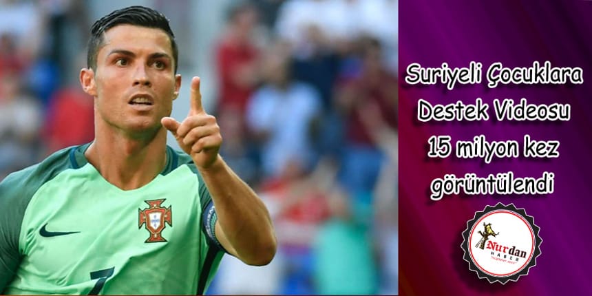 Ronaldo’nun mesajına sosyal medyada büyük ilgi