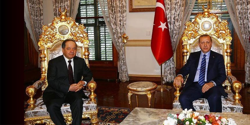 Cumhurbaşkanı Erdoğan, IKBY Başkanı Barzani’yi kabul etti