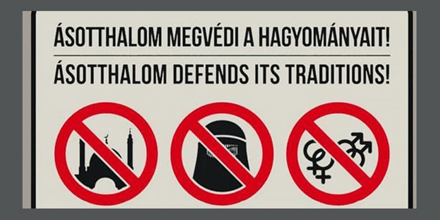 Burada İslam’a dair her şey yasak!