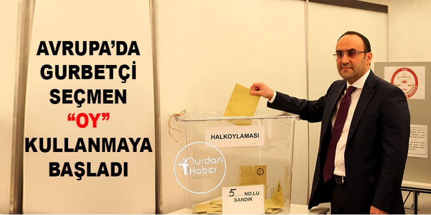 Avrupa’daki Türkler sandık başında