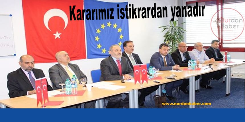 Avrupalı Milli Görüşçüler’de “evet” dedi