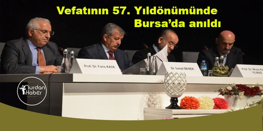 Bediüzzaman Said Nursi Bursa’da anıldı