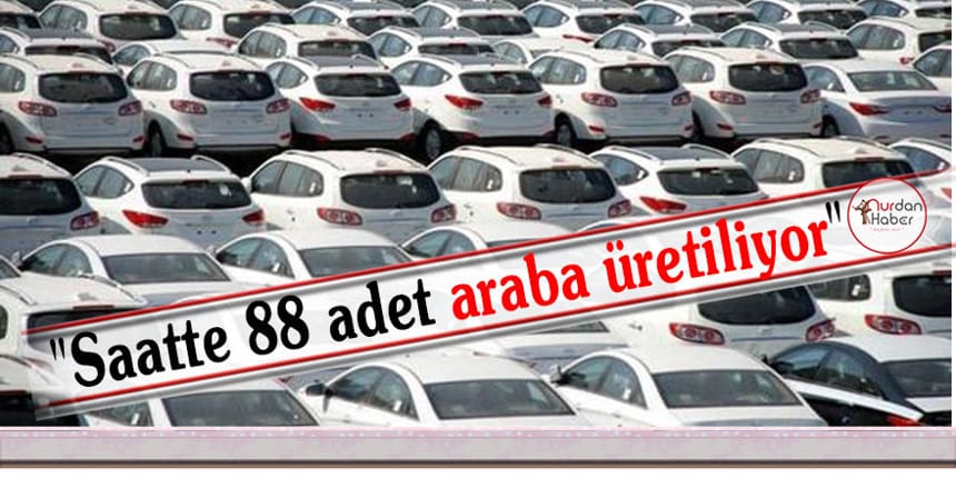 Yılın ilk çeyreğinde saatte 73 otomobil ihraç edildi