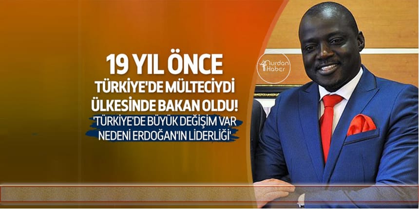 Muhammed Bangura, 19 yıl önce Türkiye’de mülteciymiş