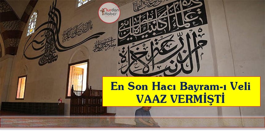 600 yıldır vaaz verilmeyen kürsü