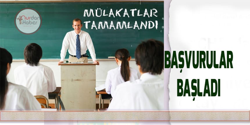 Sözleşmeli öğretmenlik için başvurular başladı