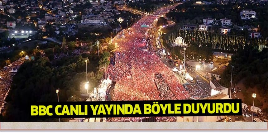 Dünyanın gözü Türkiye’de! BBC canlı yayında böyle duyurdu