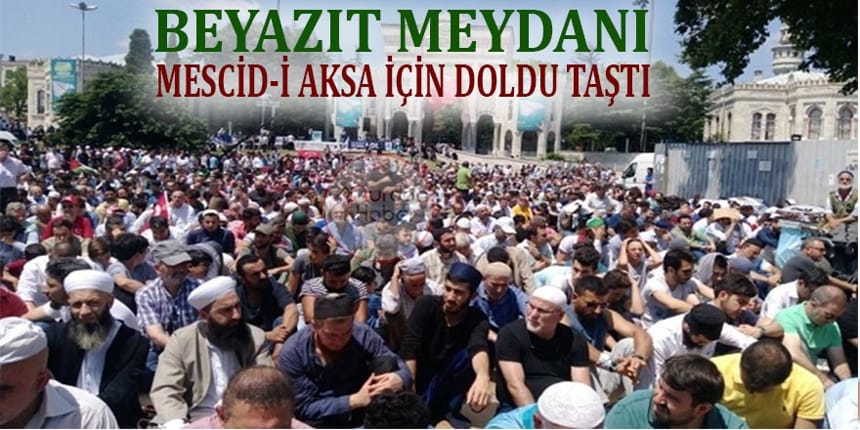 On binler Beyazıt Meydanı’nda toplandı