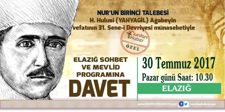 Elazığ Sohbet ve Mevlidine Davet