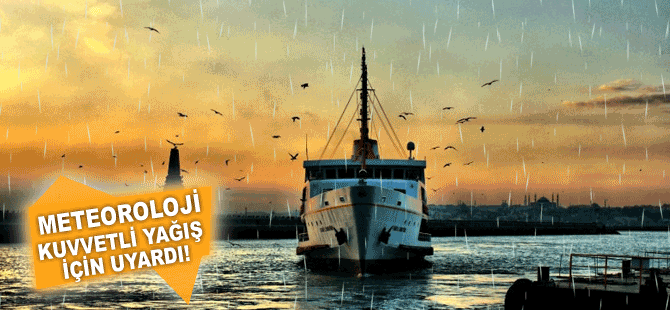 İstanbul şiddetli yağış altında!