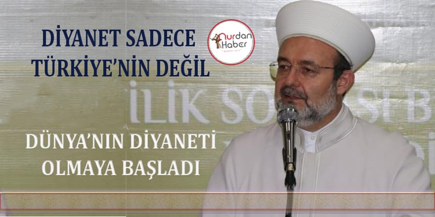 Görmez: İslam ilahi mekteptir