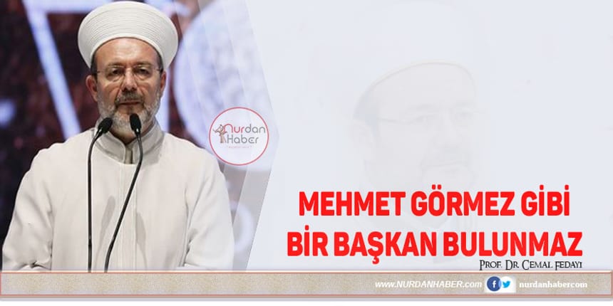 Mehmet Görmez fedakarlık yaptı