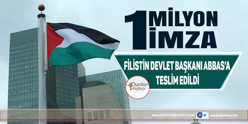 Bağımsız Filistin için 1 milyon imza