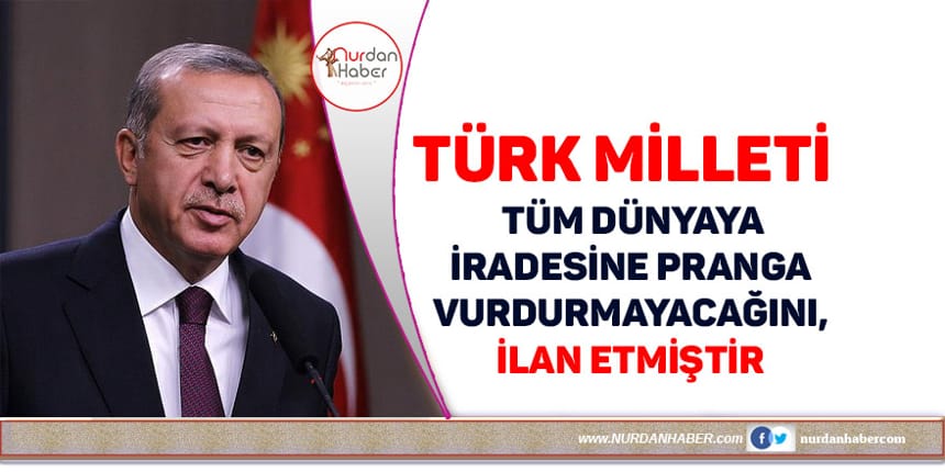 Cumhurbaşkanı Erdoğan’dan 29 Ekim mesajı