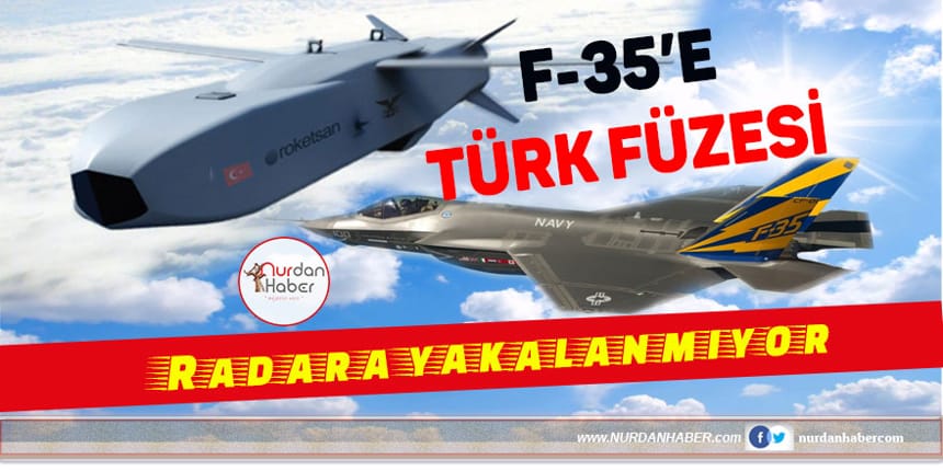 F-35’lere yerli üretim Türk füzesi