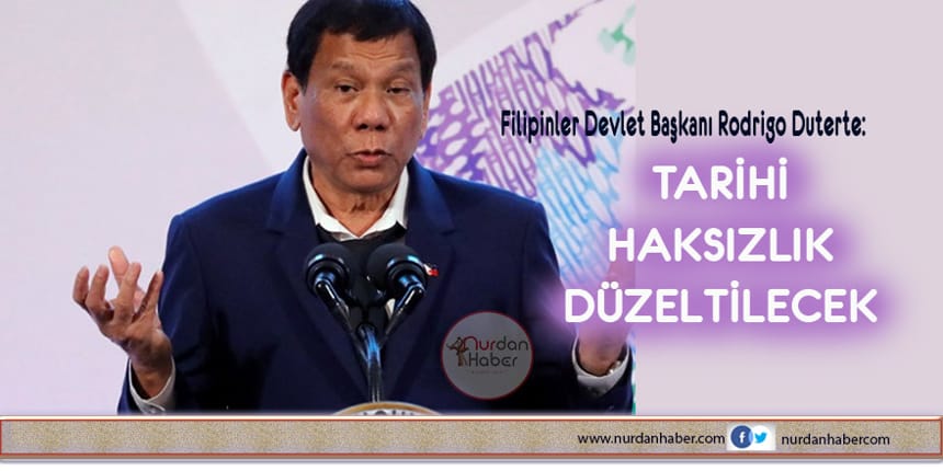 Duterte Müslüman ataları ile övündü