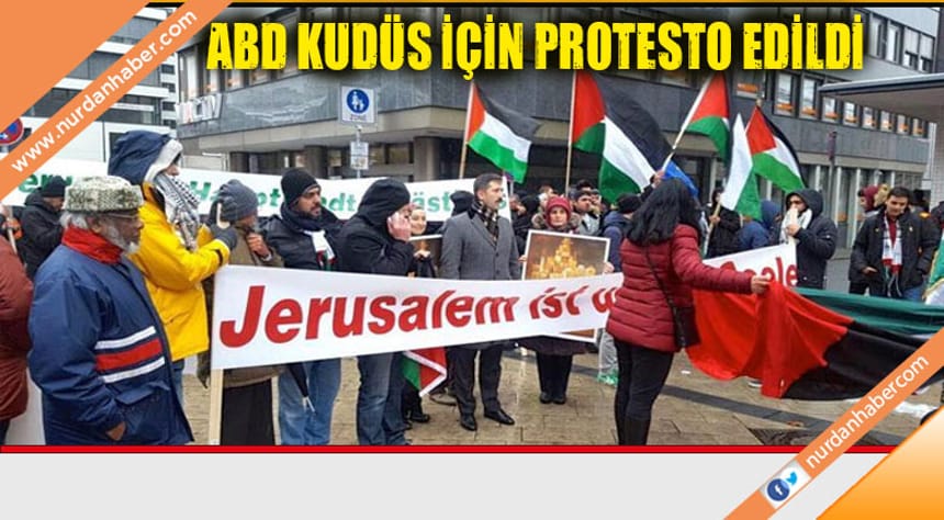 ABD’nin Kudüs kararı Almanya’da protesto edildi
