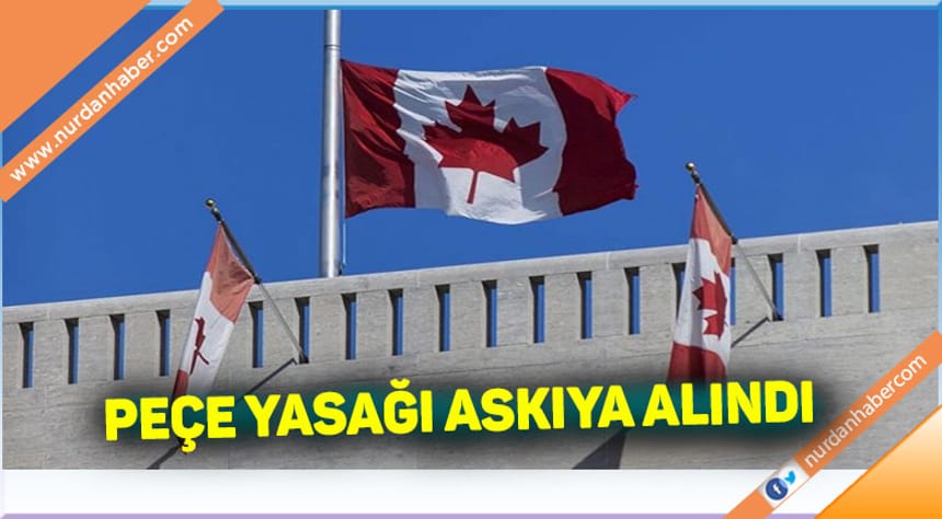 Peçe yasağı askıya alındı