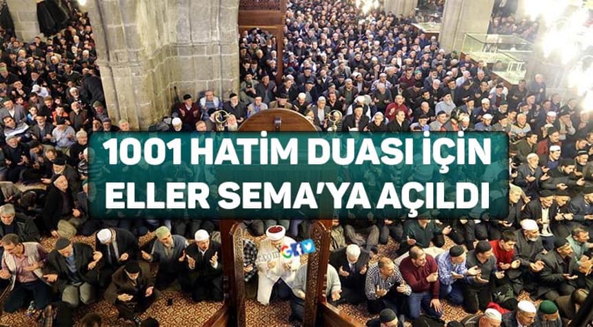 Erzurum’da ‘1001 Hatim’ duası
