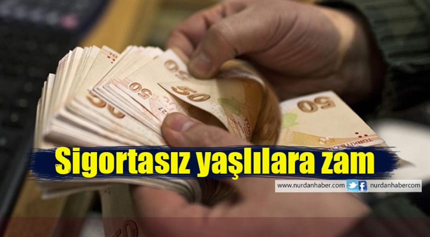 Sigortasız yaşlılara 1395 lira maaş